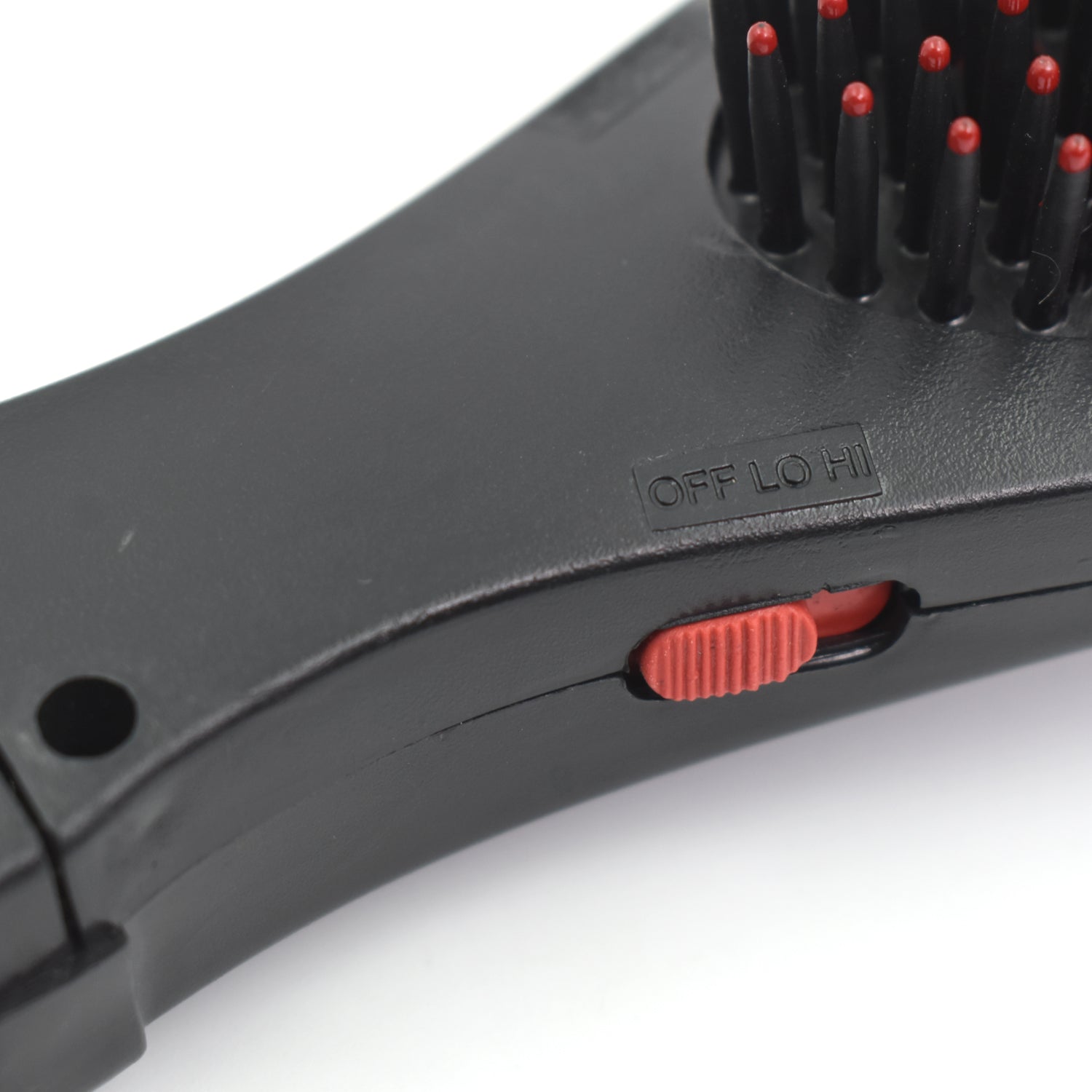 Vibrating massager comb for hair, electric brush with massage feature. Vibrating massager comb for hair, electric brush with massage feature.